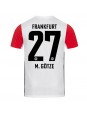 Eintracht Frankfurt Mario Gotze #27 Domácí Dres 2024-25 Krátký Rukáv